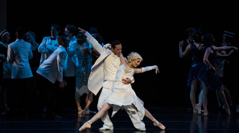 The Dayton Ballet will present "The Great Gatsby" at the Victoria Theatre. CONTRIBUTED