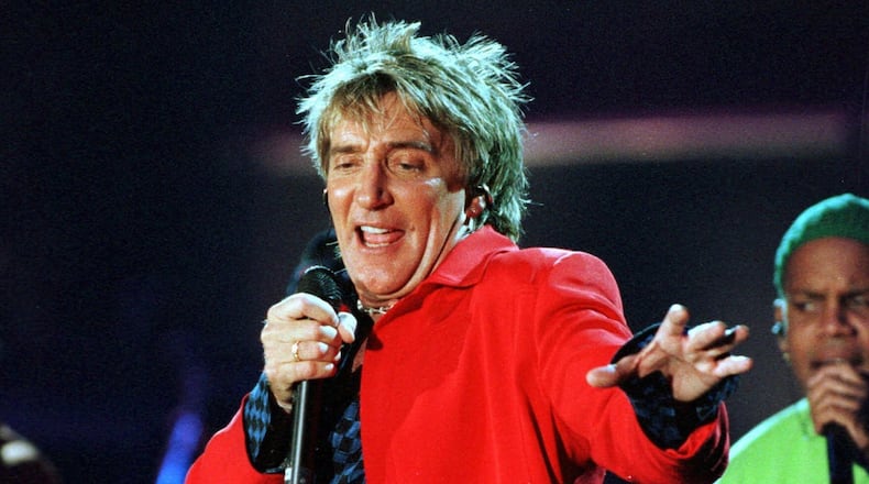 Rod Stewart and special guest Cyndi Lauper will play Friday, Aug. 4, 2017 at Riverbend Music Center in Cincinnati.