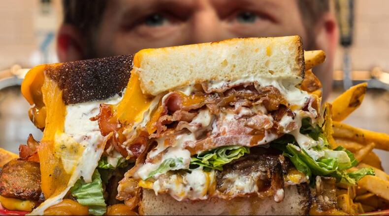 Melt Bar & Grilled's most popular sandwich, 6 degrees of Kevin Bacon, is back as a special during the month of December. Photo: meltbarandgrilled.com