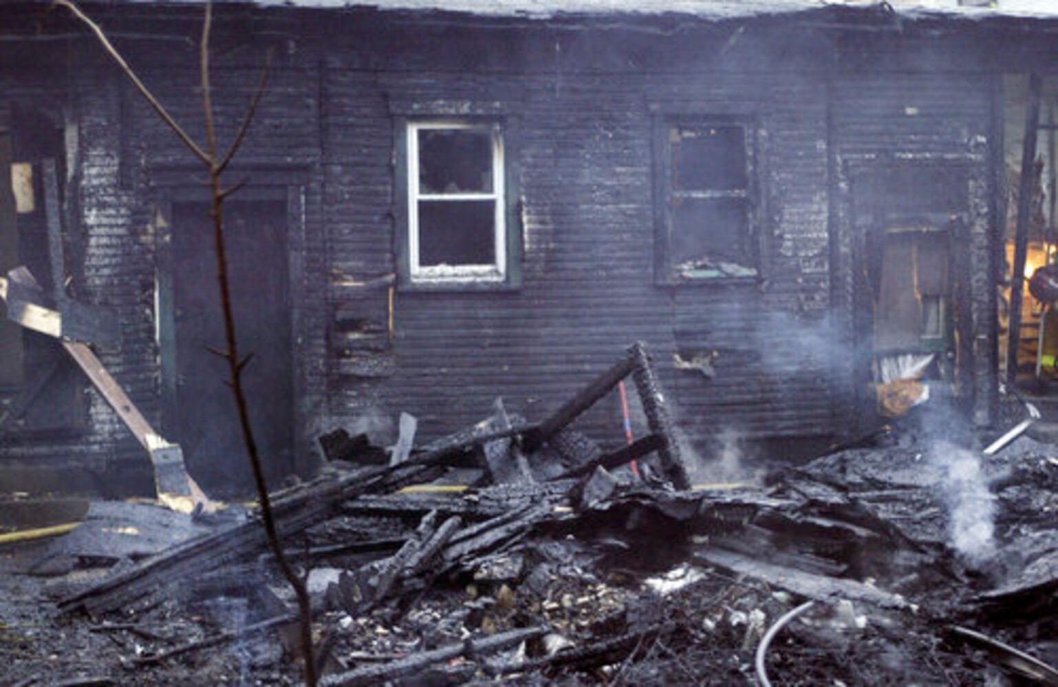 Fire at multi-family home