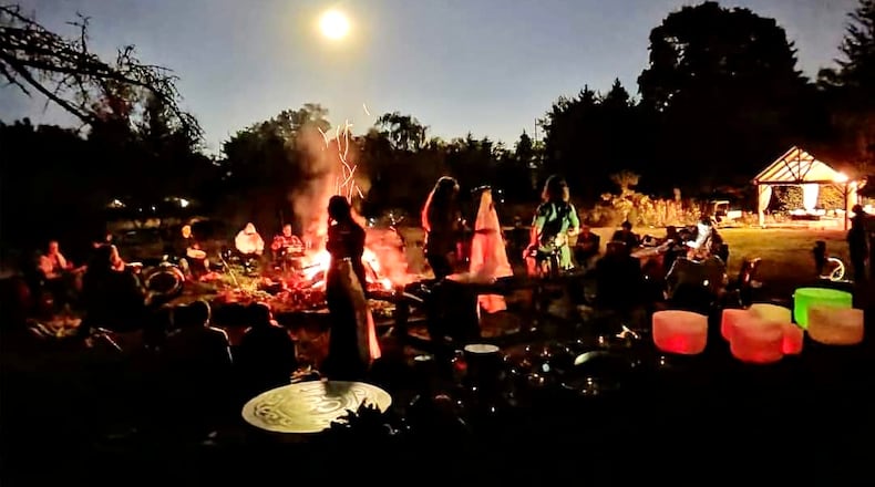 Secret Eden Outdoor Event Venue and Urban Farm is the site of the upcoming Cosmic Play Party and Halloween Rave Hike - CONTRIBUTED