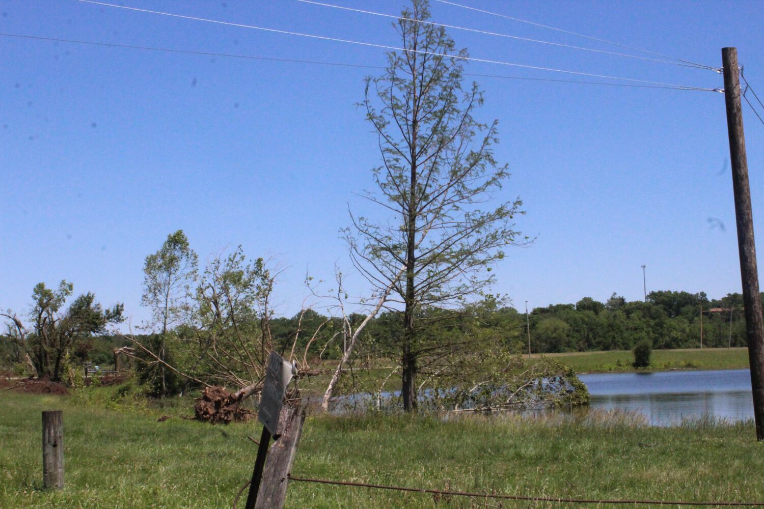 Photos: ‘extraordinary’ damage to parts of  Wegerzyn MetroPark, some parts mostly untouched