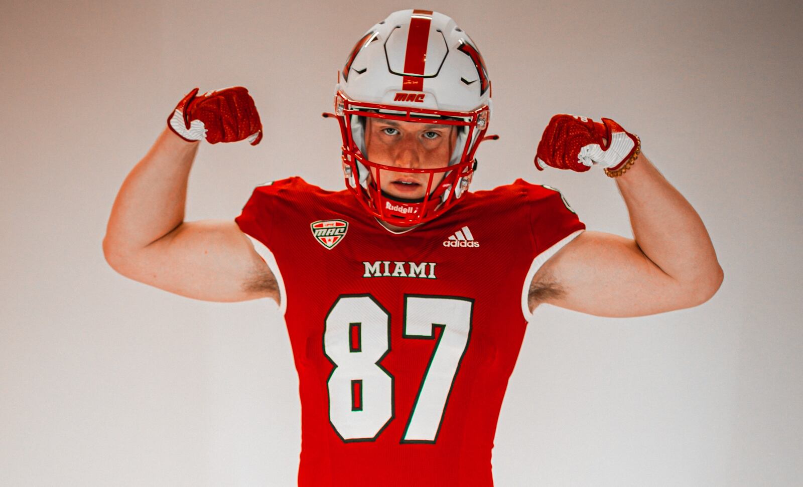 Signed earlier this year, the first-ever partnership agreement between Miami University and the Cincinnati Bengals now features a former Redhawk football player working to help the local NFL team win. And 2023 Miami graduate and former football player Trey LaBounty is one of the first faces of these two organizations joining forces. (Provided)