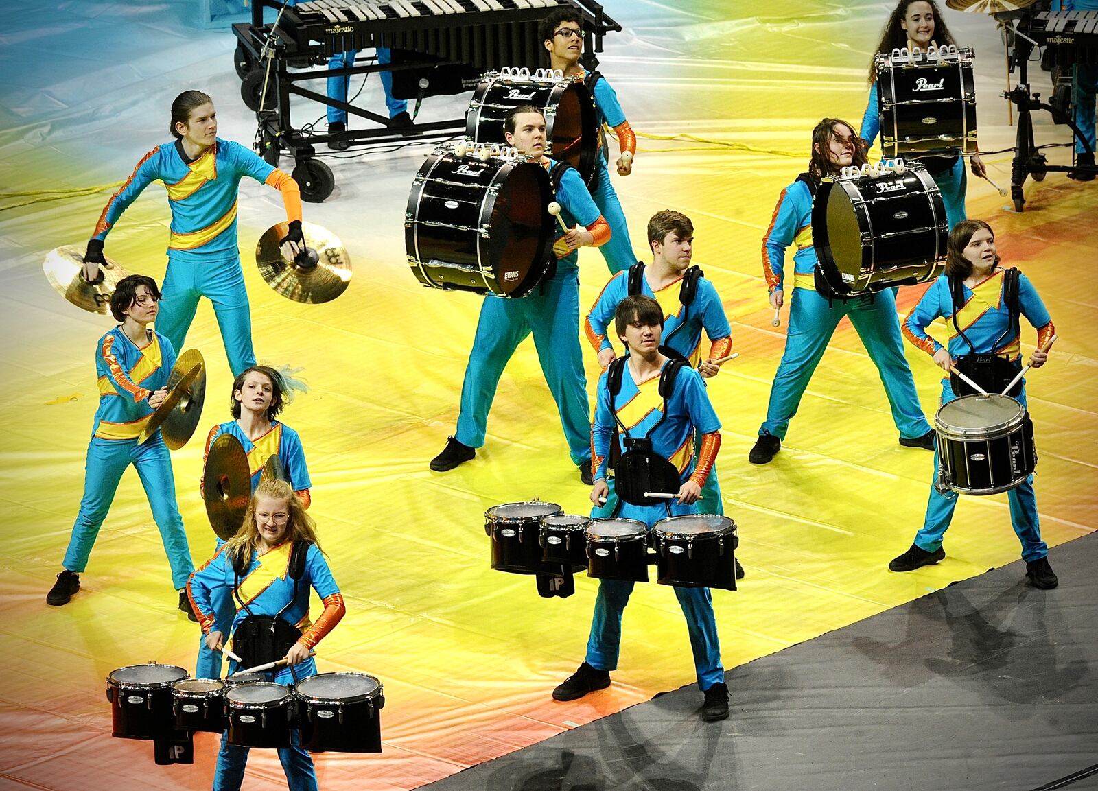 FILE PHOTO: Northeastern High School performs at the 2022 WGI Percussion World Championships PSA & PIA Prelims at the Wright State University Nutter Center. CONTRIBUTED