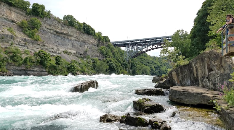 The White Water Walk is a great way to get up close to Niagara’s raging waters safely. (Samantha Feuss/TNS)
