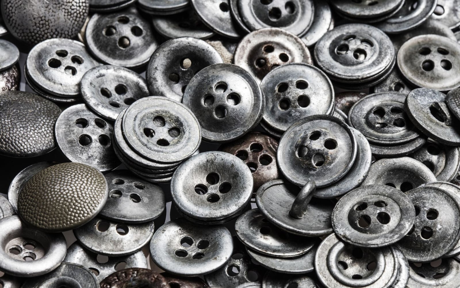 Buttons taken from those who were murdered and imprisoned at Auschwitz. CONTRIBUTED