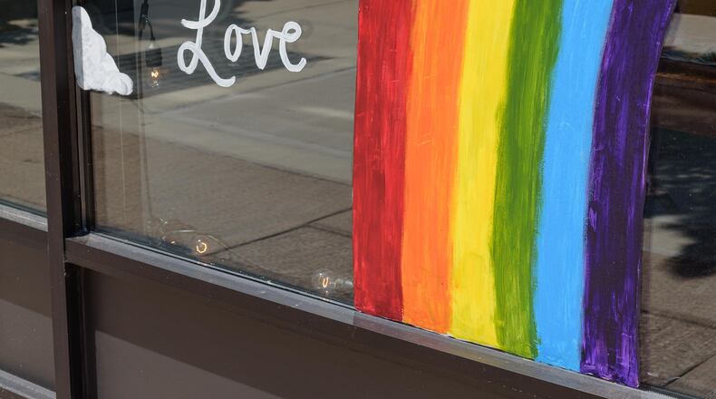 The Greater Dayton LGBT Center hosted the Dayton Pride Reverse Parade on E. 2nd St. and Festival at Courthouse Square in downtown Dayton on Saturday, June 5, 2021. Did we spot you there celebrating Pride? TOM GILLIAM/CONTRIBUTING PHOTOGRAPHER