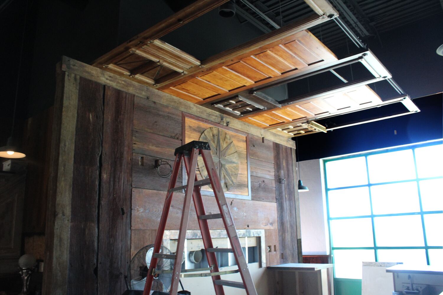 Inside the construction zone at Wandering Griffin