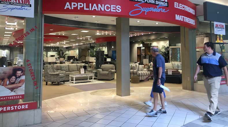 Big Sandy Superstore opened a pop-up shop in the Dayton Mall.