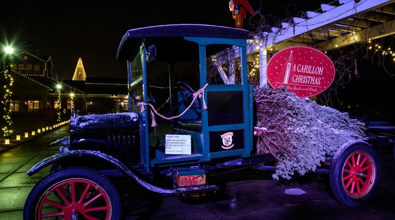 Dayton's Carillon Historical Park, a 65-acre open-air history museum, is decked out in holiday lights for its annual A Carillon Christmas event which runs until December 30, 2020. For more information, visit daytonhistory.org. TOM GILLIAM / CONTRIBUTING PHOTOGRAPHER