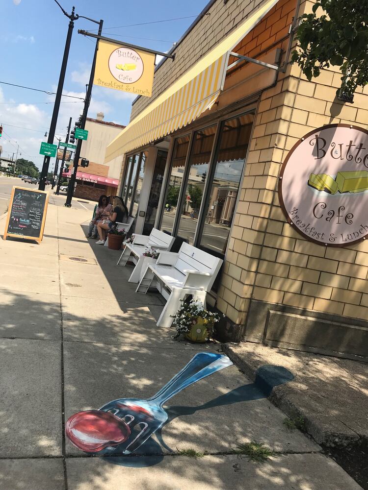 PHOTOS: This new downtown Dayton mural might make you hungry
