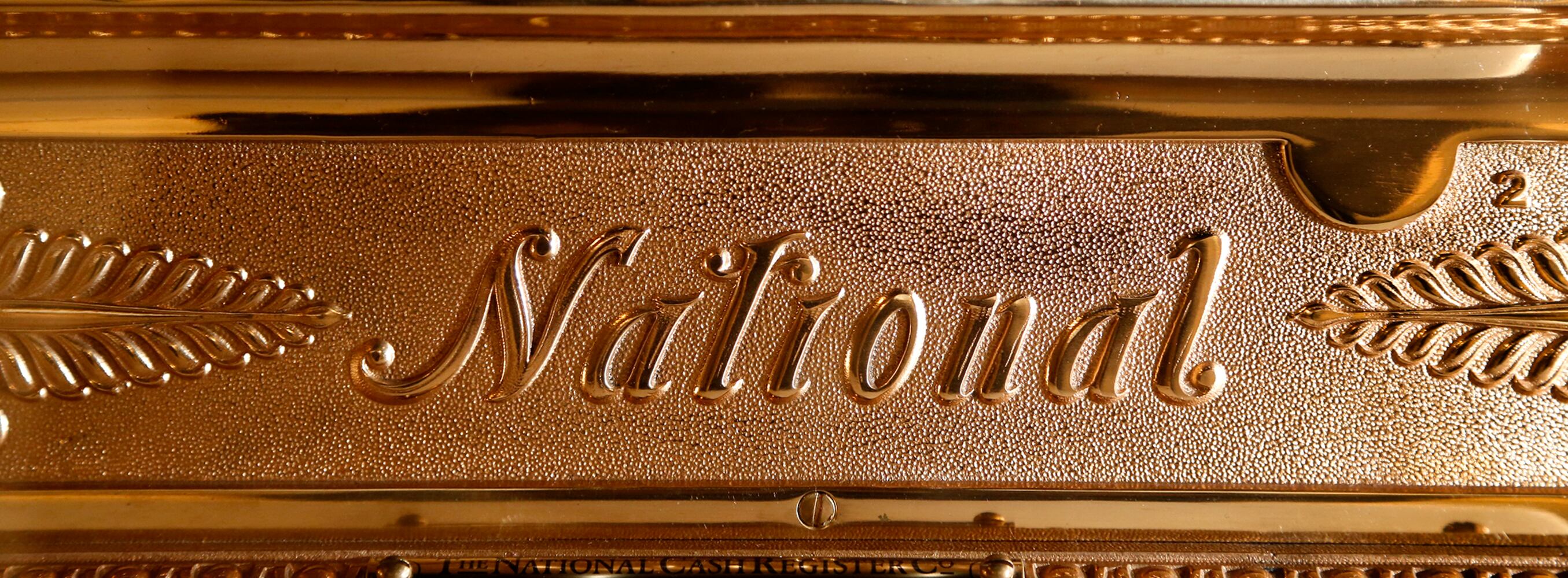 NCR cash registers styled in elegant artistry