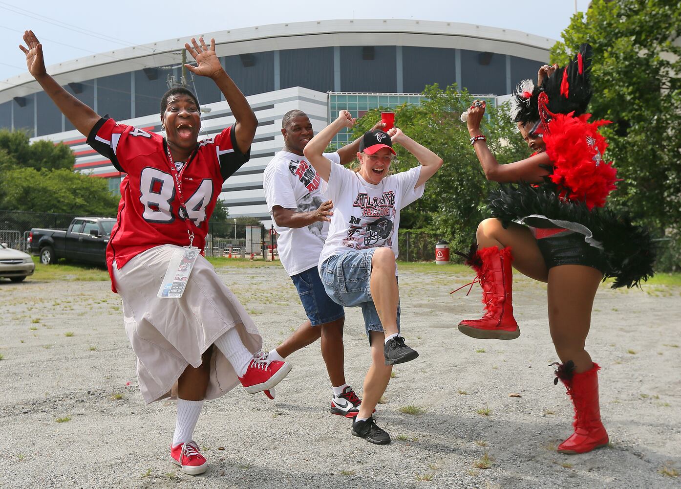 Falcons fans Aug. 8, 2013