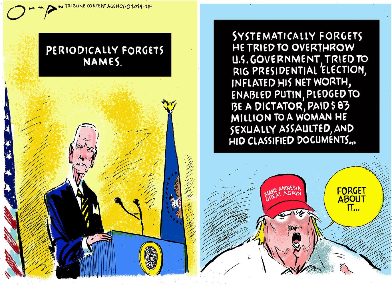 CARTOONS: Jack Ohman, Feb. 14, 2024