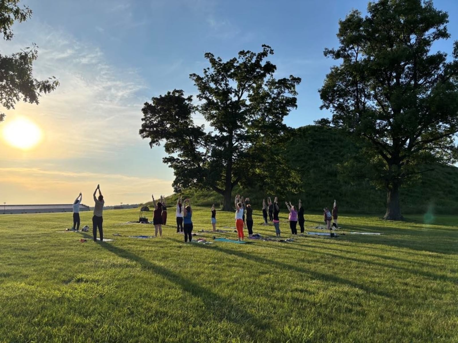 Practicing yoga outdoors can provide people with a stronger connection to nature, reduce stress and improve mindfulness and mental clarity according to Melissa Carver of Satsang Yoga & Wellness - CONTRIBUTED