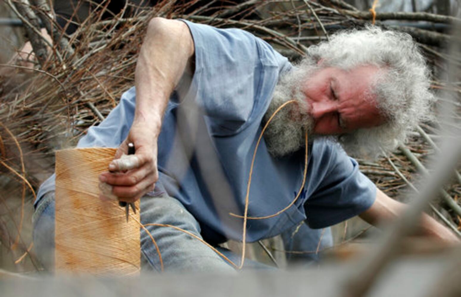 "Woven Wood" artist Patrick Dougherty
