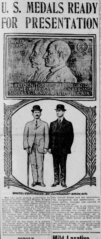 Wright Brothers in Dayton 1909 pages