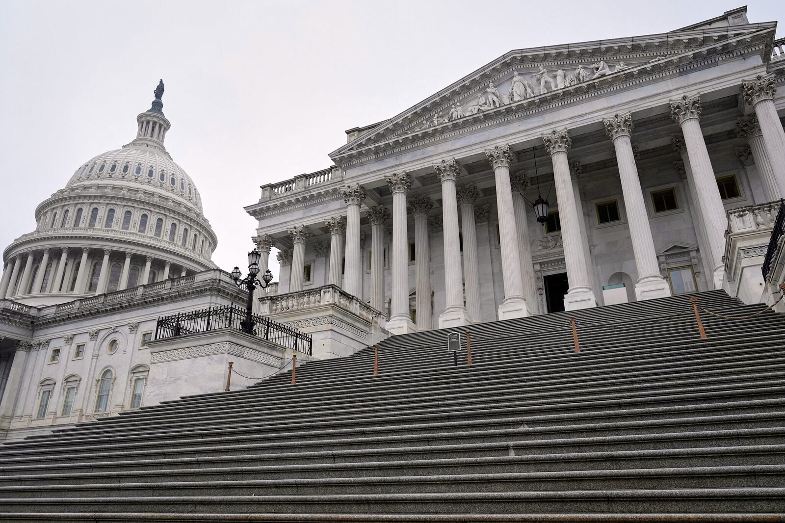The U.S Capitol is seen on Monday, June 16, 2025, in Washington. (AP Photo/Mariam Zuhaib)