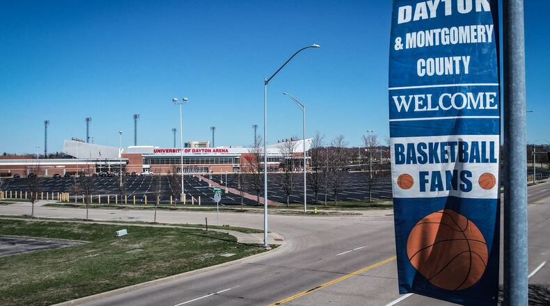 The 2023 NCAA First Four will be held at the University of Dayton Arena March14 and 15. The University of Dayton Arena completed its $75 million renovation in 2019. JIM NOELKER/STAFF