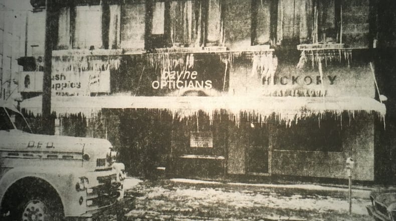 Pipes burst in homes and office buildings creating damage across the region. DAYTON DAILY NEWS ARCHIVE