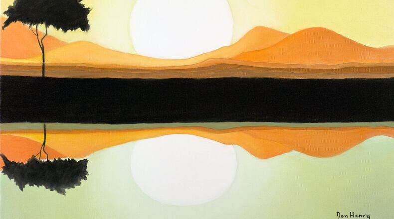 “Africa” mirror image landscape by Don Henry. CONTRIBUTED