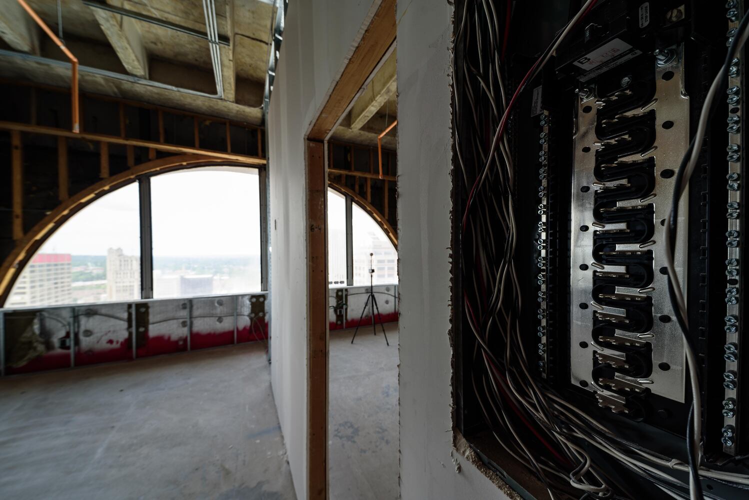 PHOTOS: Construction progress at The Deneau Tower in downtown Dayton
