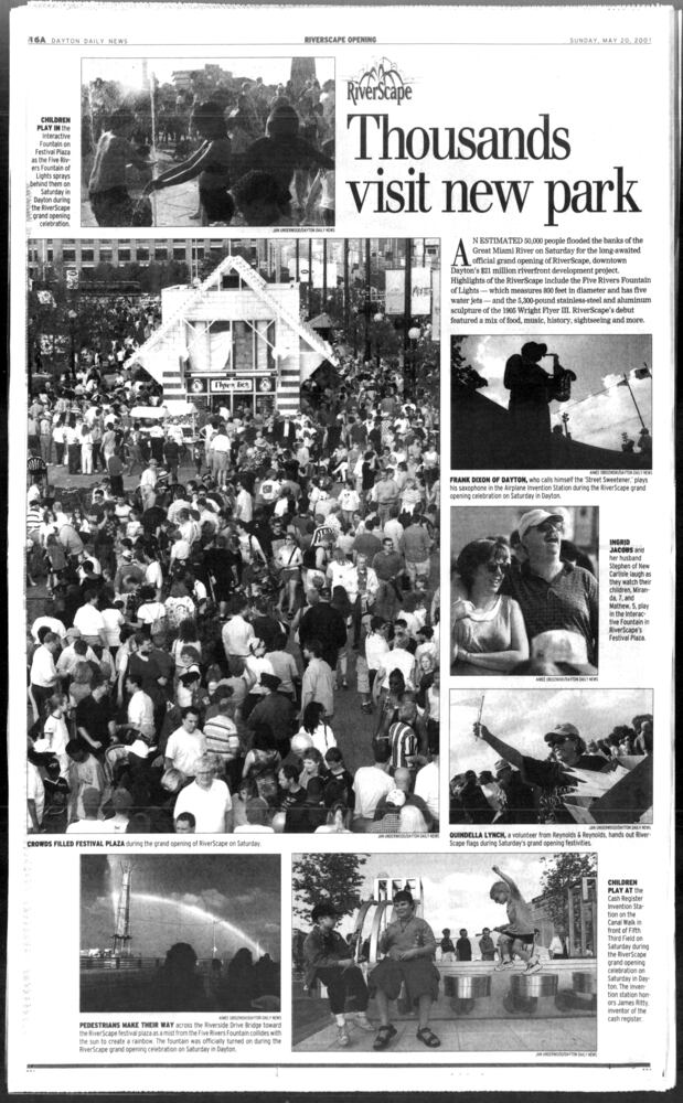 PHOTOS: Remembering when RiverScape MetroPark opened 20 years ago