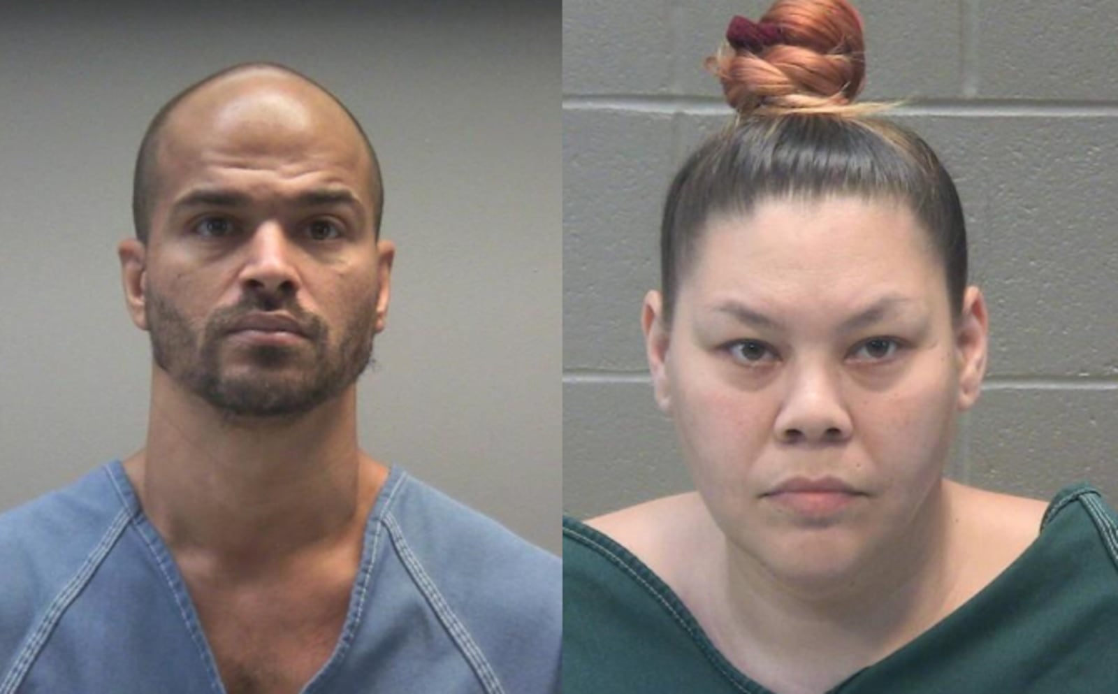 Michael Kendrick, left, and Ashley Johnson. Photo courtesy Miami Valley Jails.
