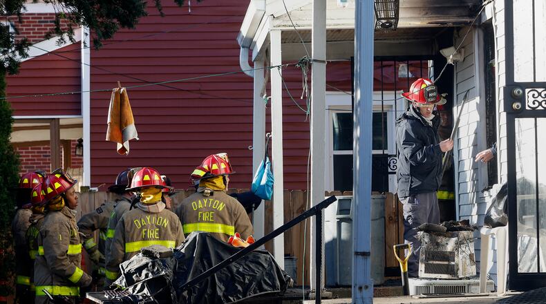 Dayton Fire crews were dispatched Friday, March 21, 2025 to the 2900 block of North Main Street on reports of a house fire. MARSHALL GORBY\STAFF