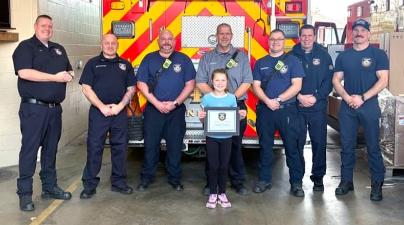 Parker, a 9‑year‑old from Washington Township earned special recognition from the township fire department after stepping in to help save a life.
