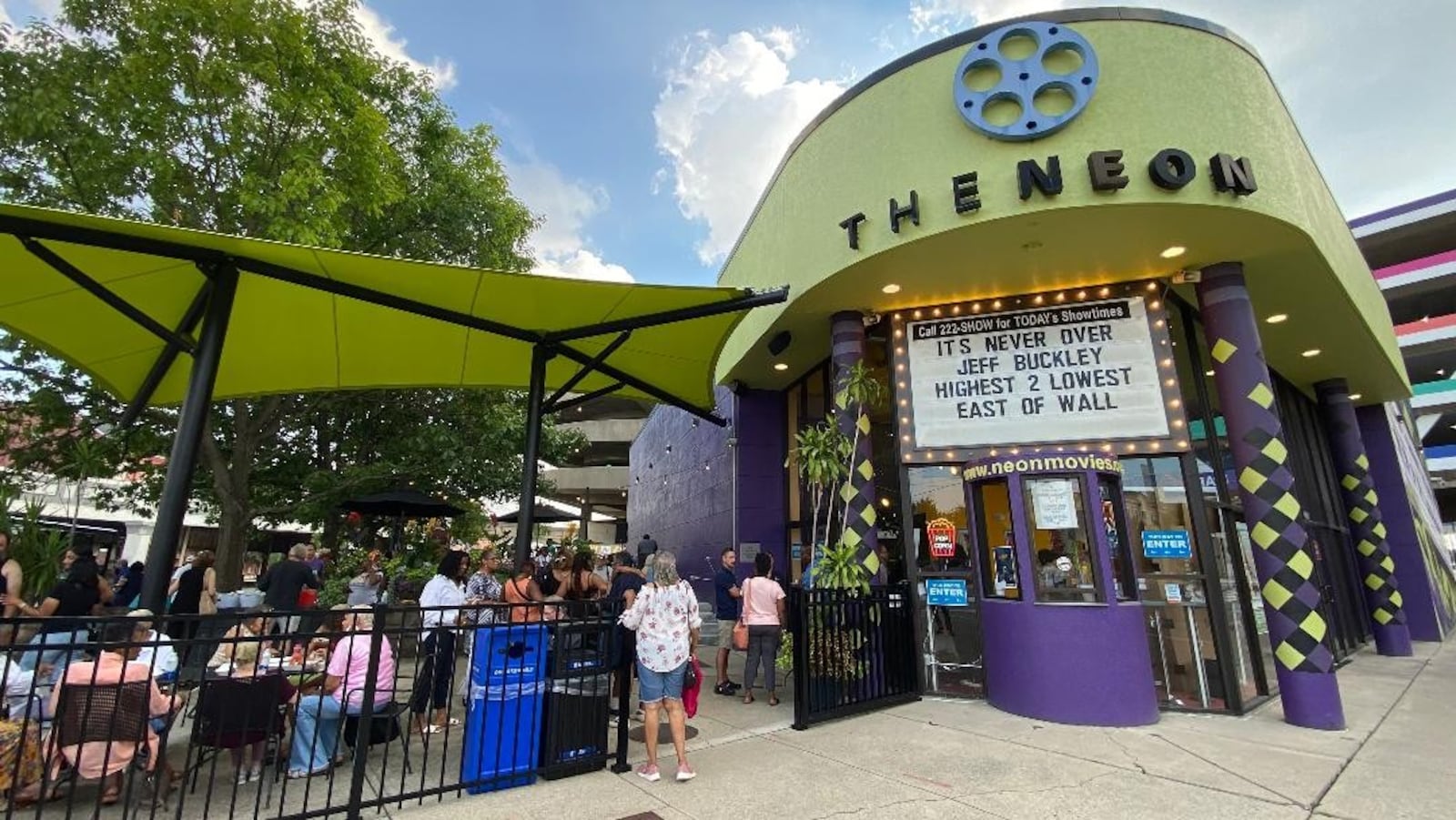 The NEON is located in downtown Dayton. The movie theater specializes in independent films, foreign films and documentaries. FILE