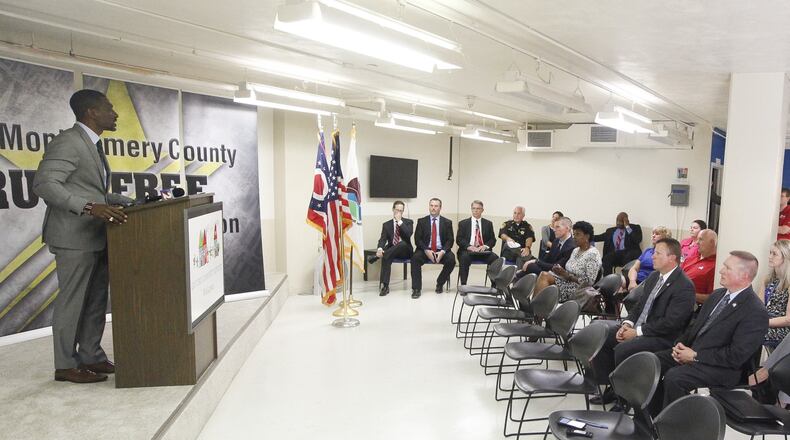 The federal Drug Enforcement Administration announced Thursday the launch of its “360 Degree Strategy” program in Dayton and Montgomery County to curb opioid use and overdoses. CHRIS STEWART / STAFF