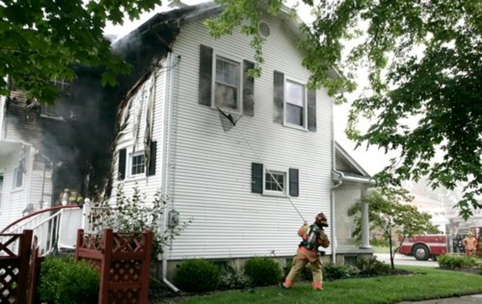 House fire in Oakwood