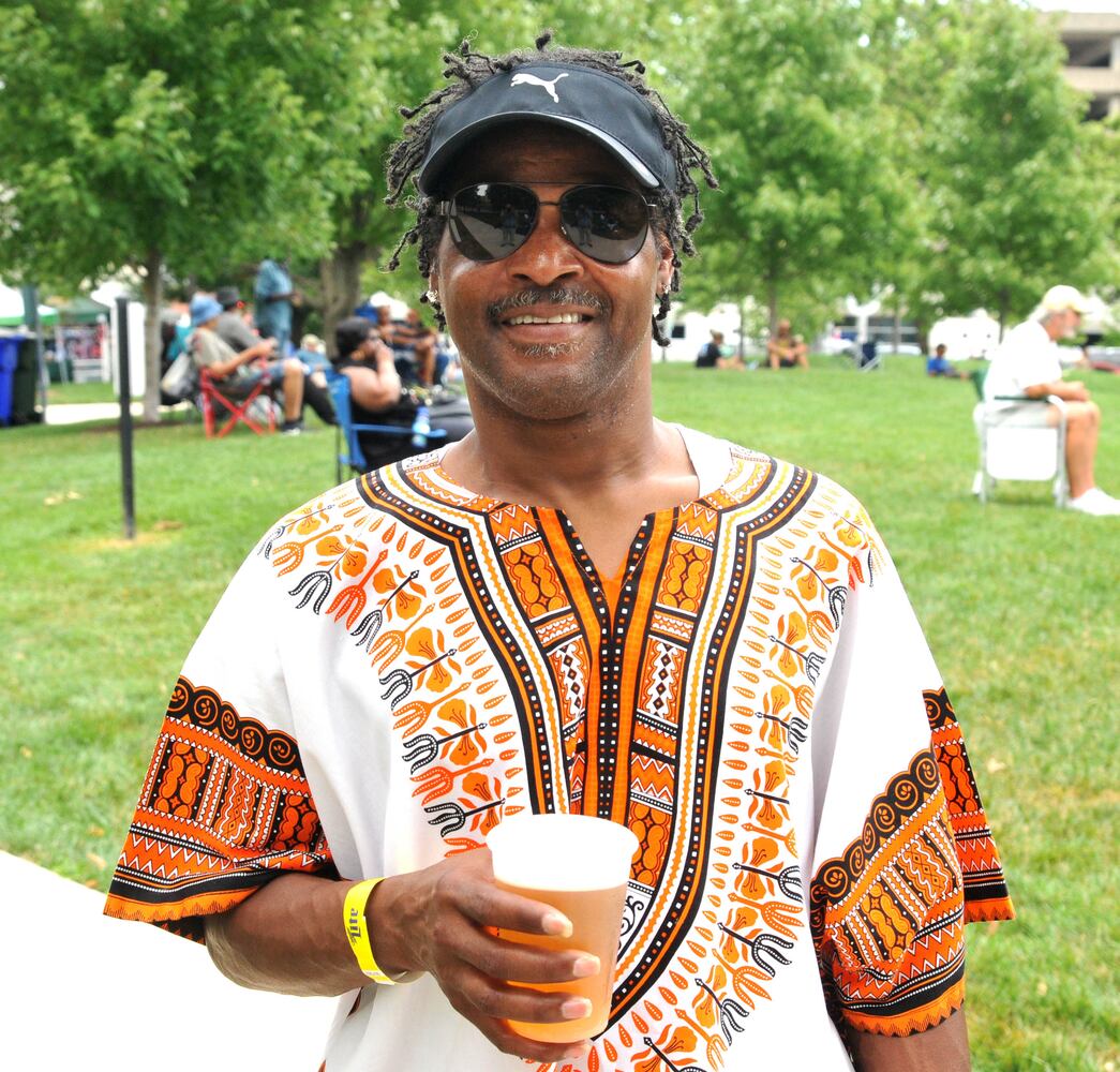 Did we spot you at the Dayton "Blues" Festival?