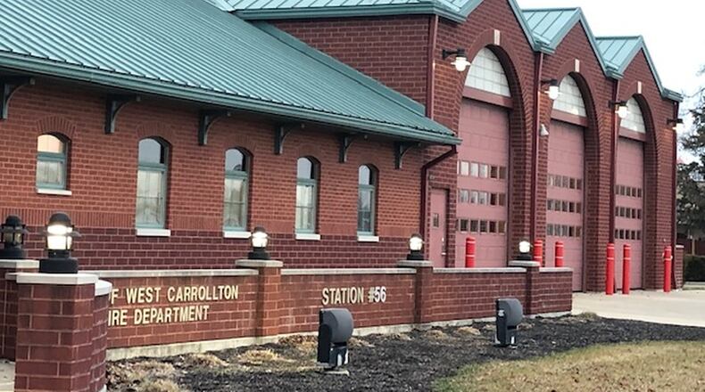 West Carrollton Fire Station 56 on West Central Avenue has been temporarily shutdown several times since 2018 because of staffing shortages. A new fire levy will appear on the March 17 to add fire department staff. NICK BLIZZARD/STAFF