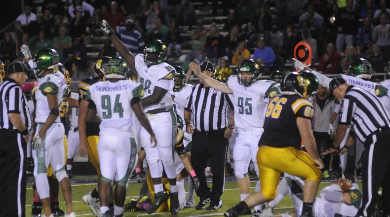Northmont defeated host Springfield 22-10 in a Week 7 GWOC crossover game on Friday, Oct. 6, 2017. MARC PENDLETON / STAFF