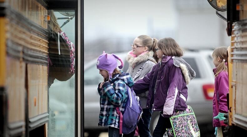 New Lebanon Schools released students early Wednesday, Jan. 15, 2014, because of a broken water main. FILE PHOTO