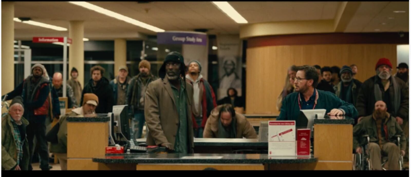 Fairborn area resident "Hickory " William Taylor was an extra in the Emilio Estevez  film "The Public" filmed and set in Cincinnati.