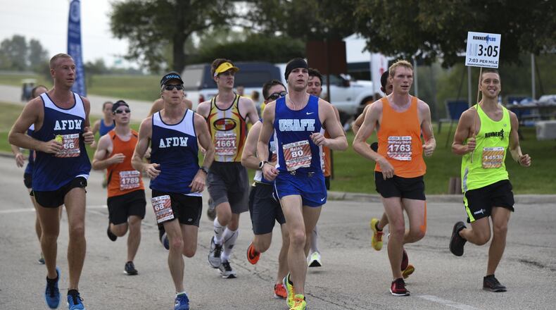 Oganizers say the new full Air Force Marathon course is more scenic and exciting with fewer hills and crowds. (File photo)