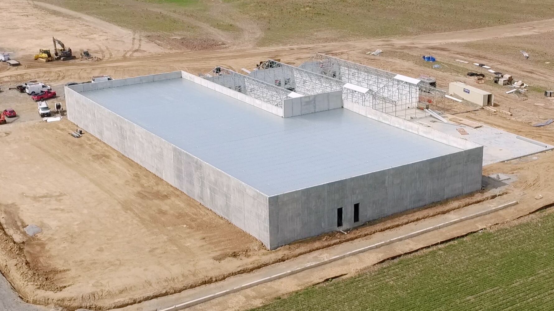 Local pot growing facility almost ready