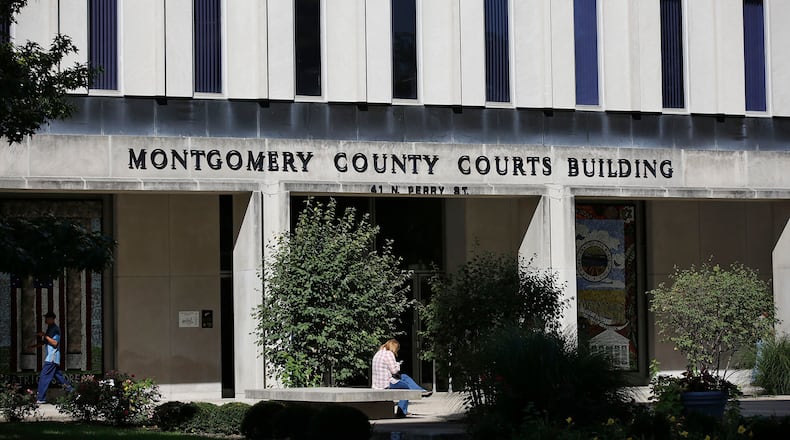 The Montgomery County Common Pleas Court  Building in downtown Dayton.  TY GREENLEES / STAFF