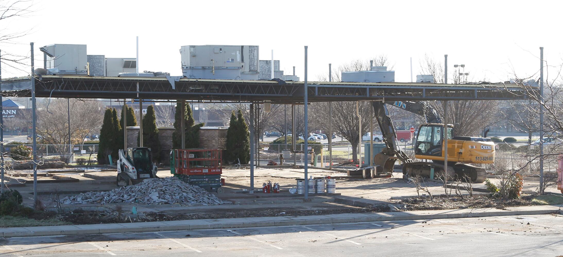 Construction for Giordano's Pizza, Jason's Deli is underway at the former Logan's Roadhouse