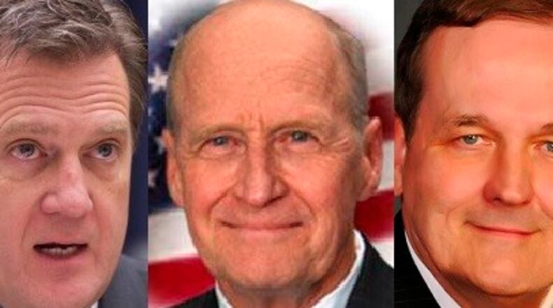 Congressman Mike Turner, John Mitchel and John Anderson