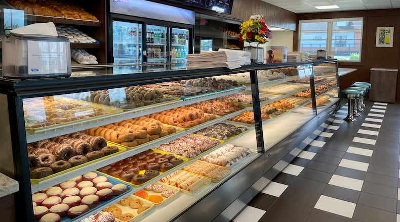 Bill’s Donut Shop in Centerville has reopened its main area after several weeks of renovations. NATALIE JONES/STAFF