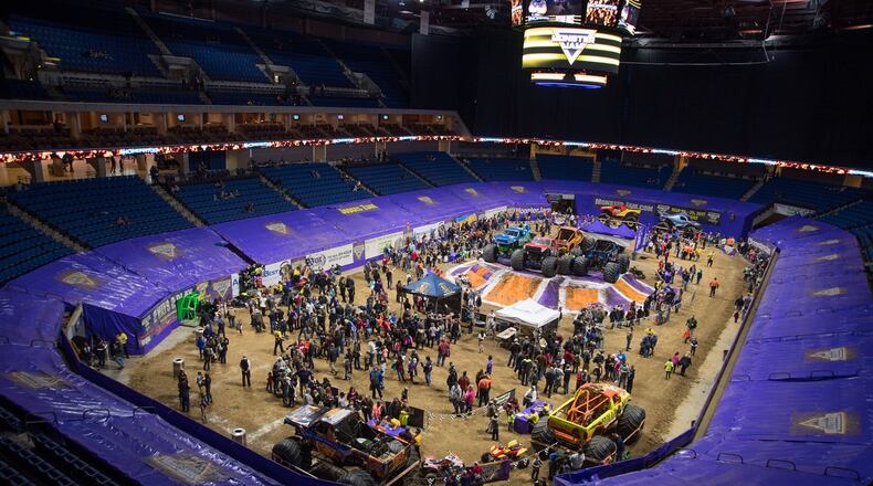 The Wright State Nutter Center hopes to return to events like the Monster Jam held in recent years at the areana. CONTRIBUTED/FELD ENTERTAINMENT INC.