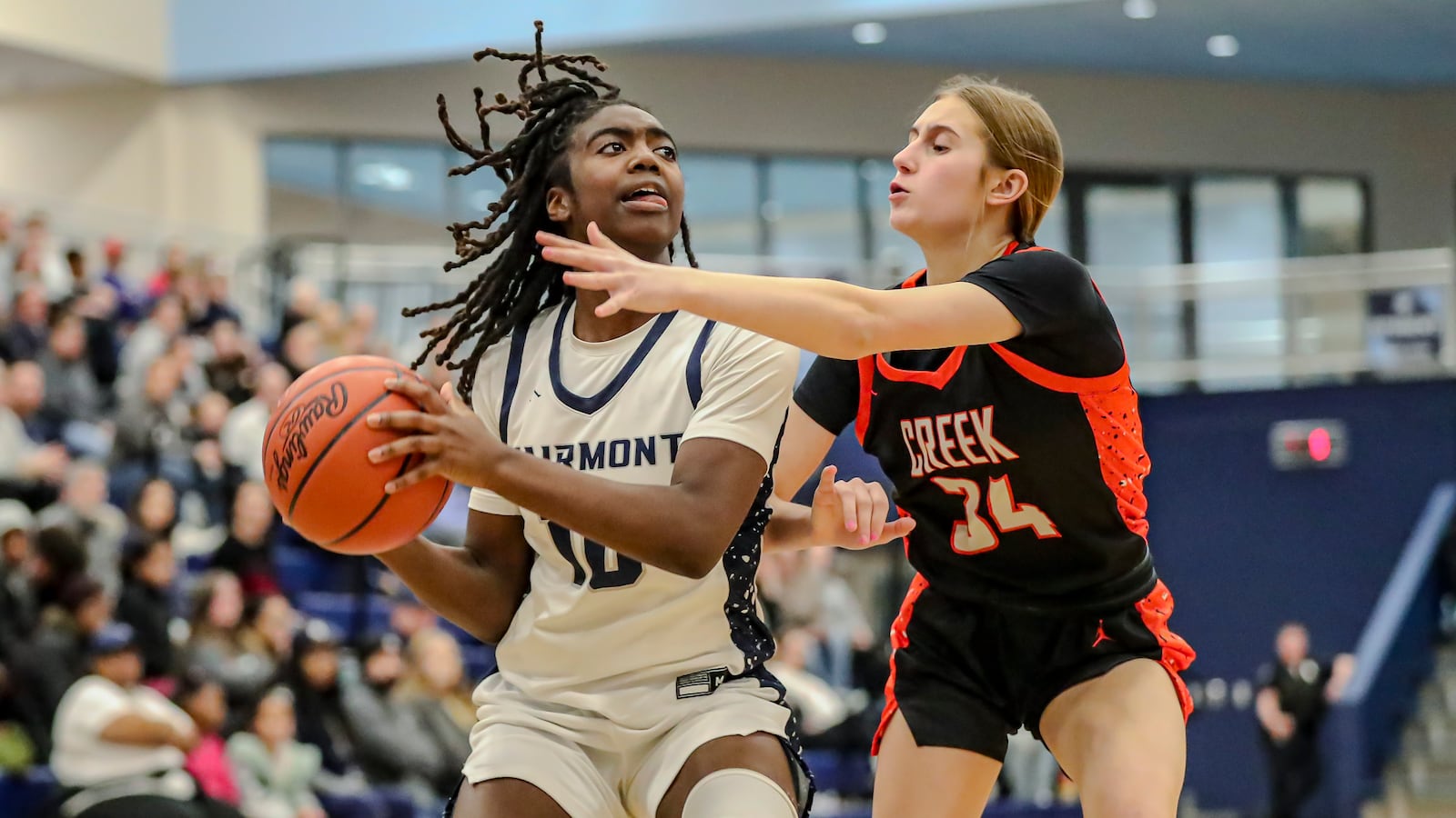 Fairmont beat Beavercreek and Springfield edged Centerville in Division I girls tournament play Tuesday night at Fairborn High School. Michael Cooper/CONTRIBUTED