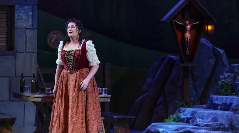 “I loved every moment of getting to sing the role of Wally and of getting to perform with that cast and orchestra,” said Kettering native Caitlin Crabill, who starred in “La Wally” at the Sarasota Opera. CONTRIBUTED/ROD MILLINGTON