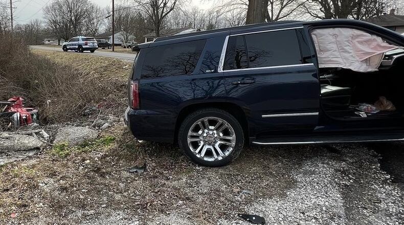 A man and woman were critically injured Friday, March 4, 2022, after a vehicle overturned into a creek following a three-vehicle crash in Miami Twp.