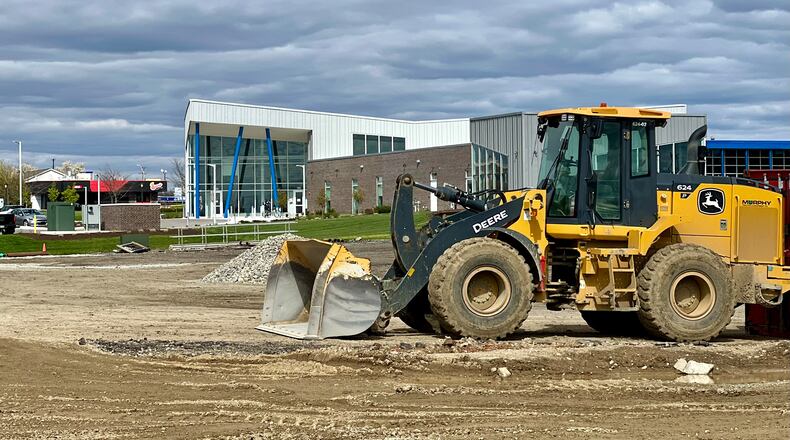 Groundwork has begun at the site of the former Marian Meadows shopping center, officially kickstarting the construction phase of a $40 million redevelopment project. AIMEE HANCOCK/STAFF