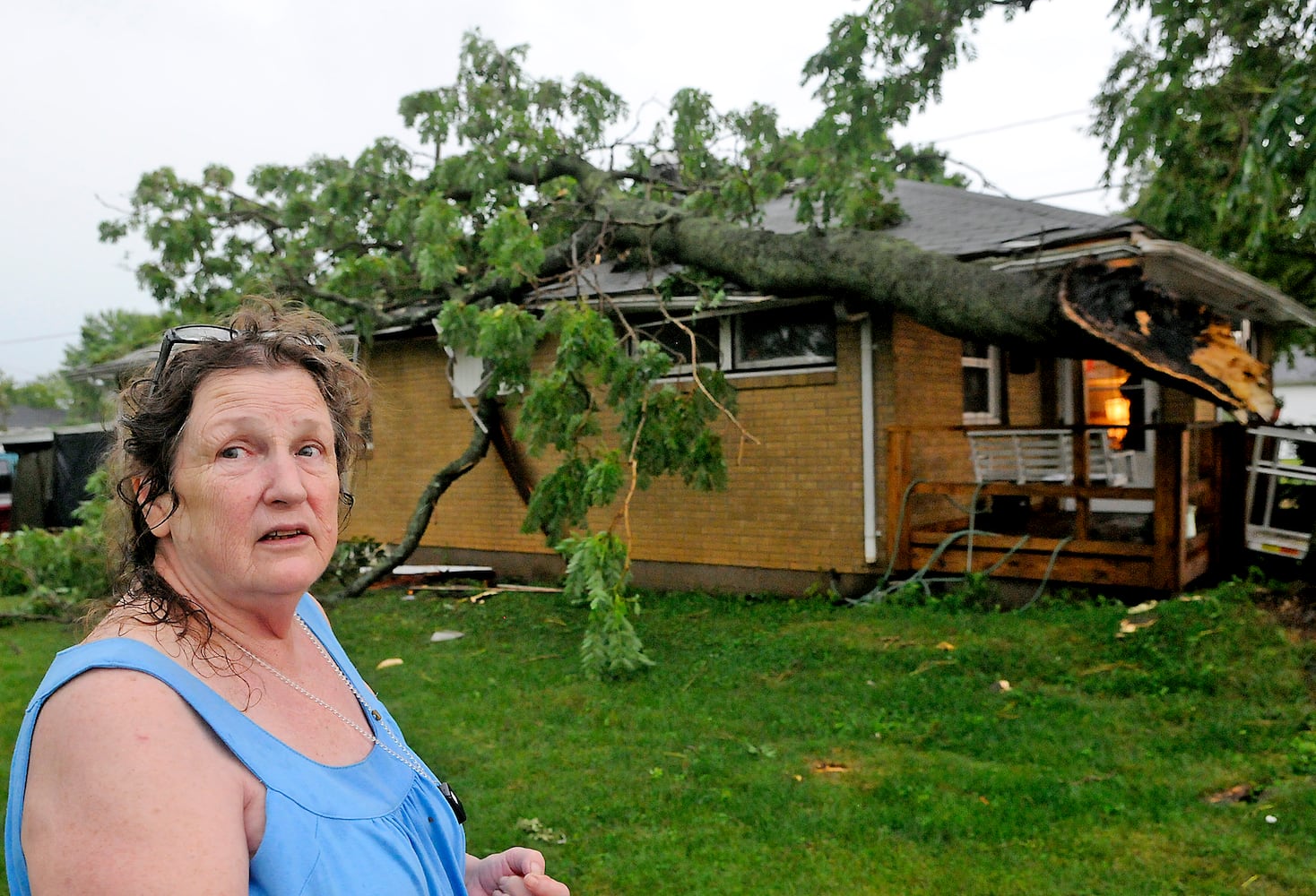 Photos showing damage of June 2012 derecho